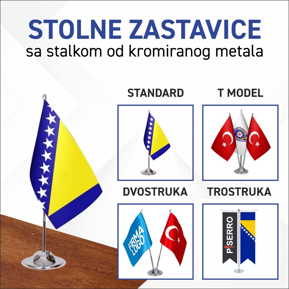 stolne zastavice, izrada zastava i jarbola