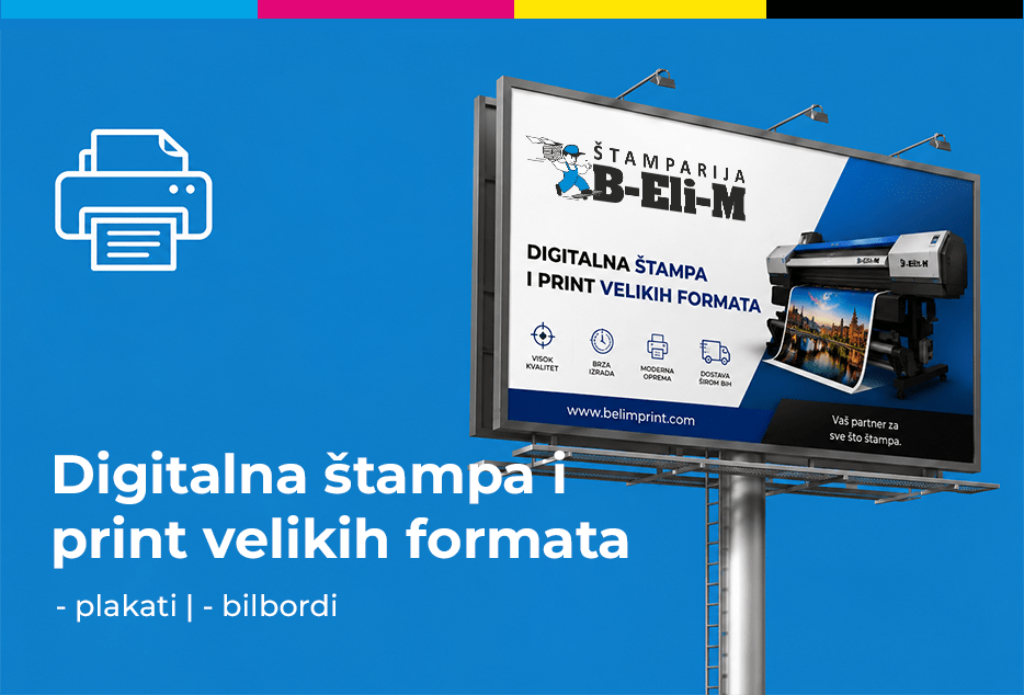 Digitalna štampa i reklamni materijal B-Eli-M Print Lukavac